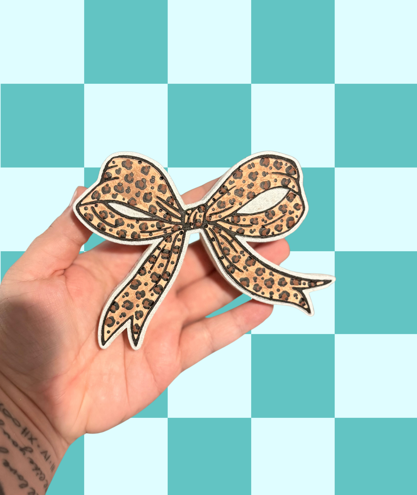 Leopard Bow Freshie