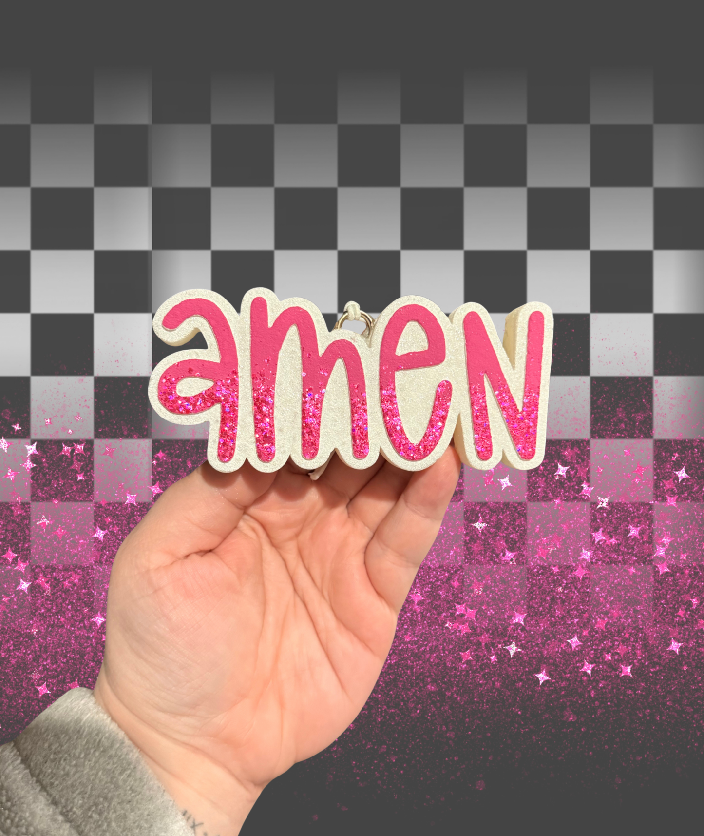 Pink Amen Freshie