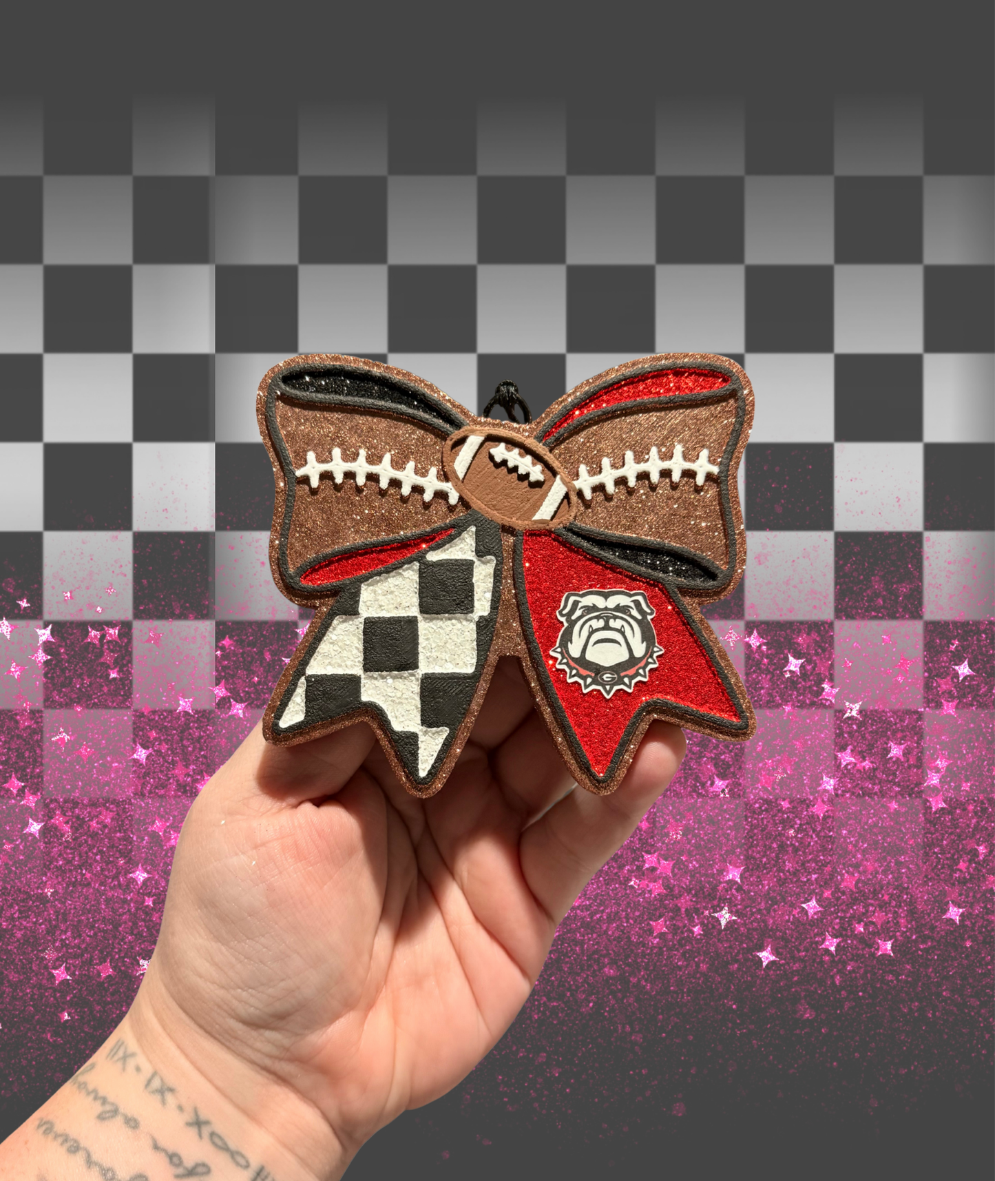 Georgia Football Bow Freshie
