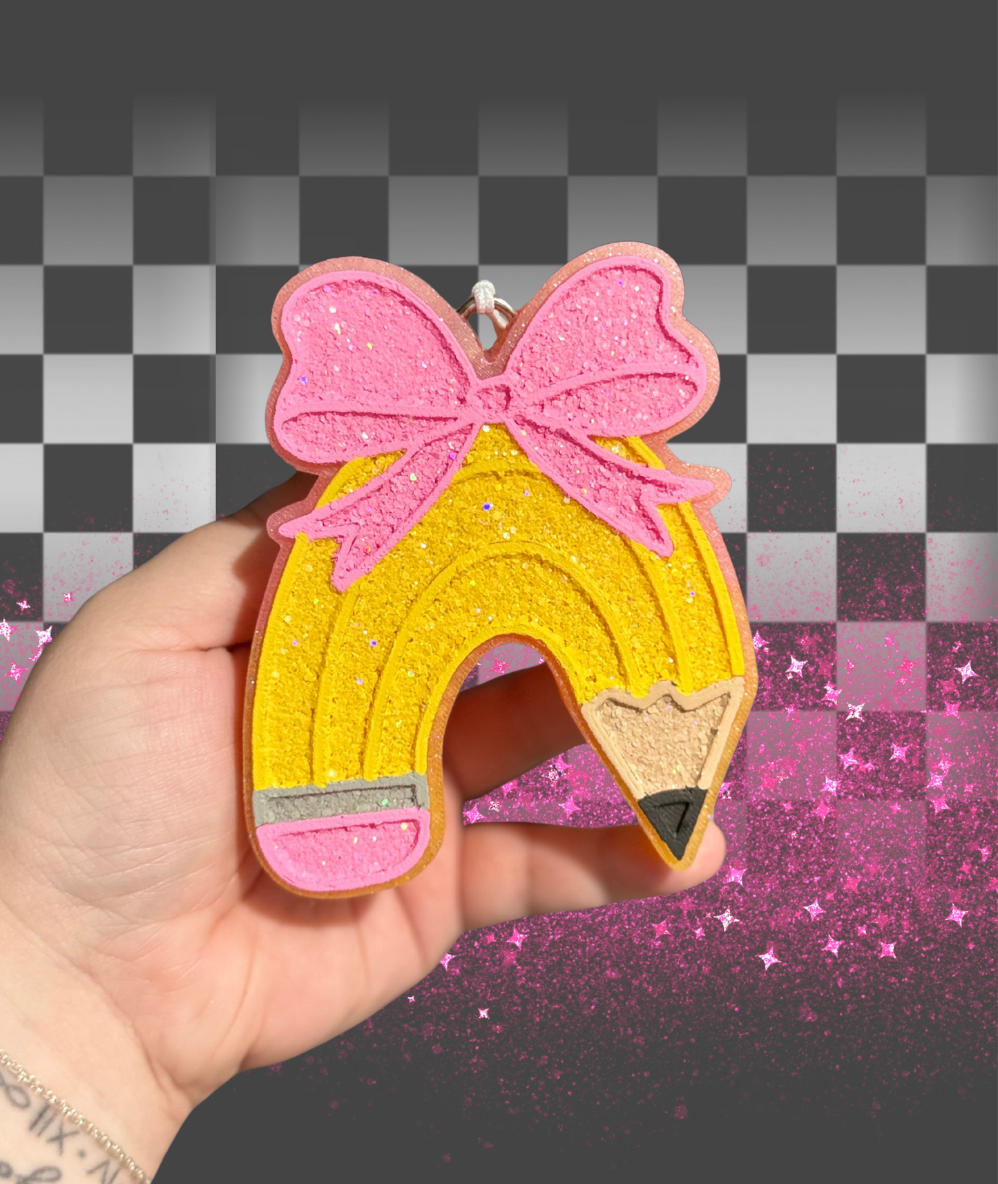 Pencil Rainbow Freshie