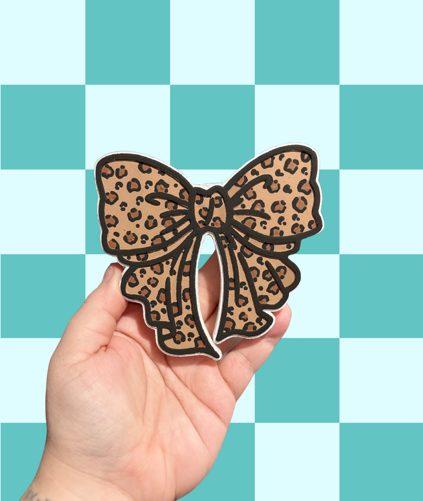 Leopard Bow Freshie