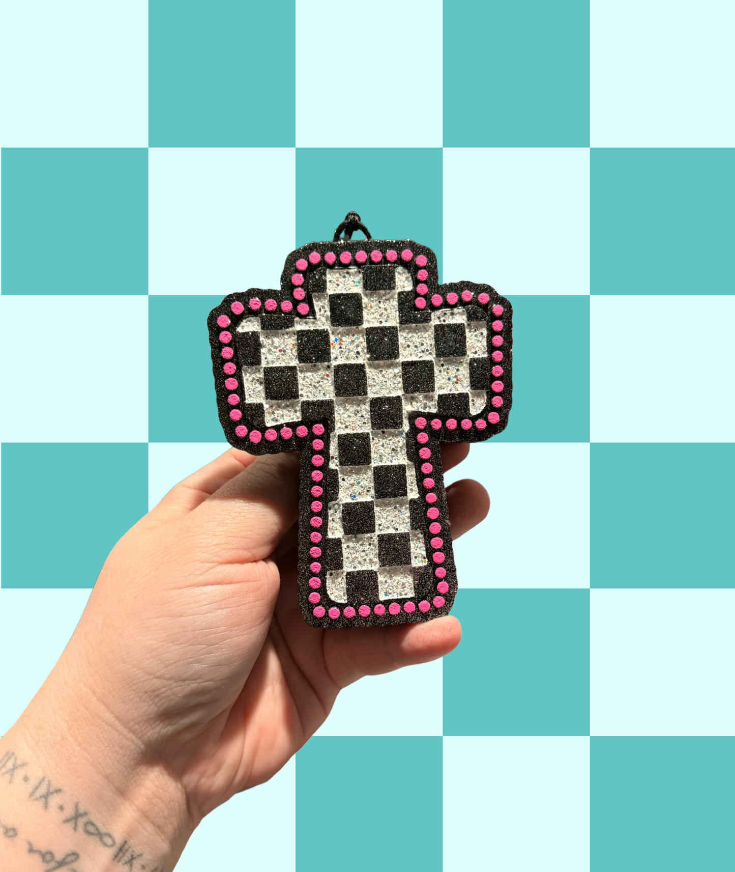 Checkered Cross Freshie