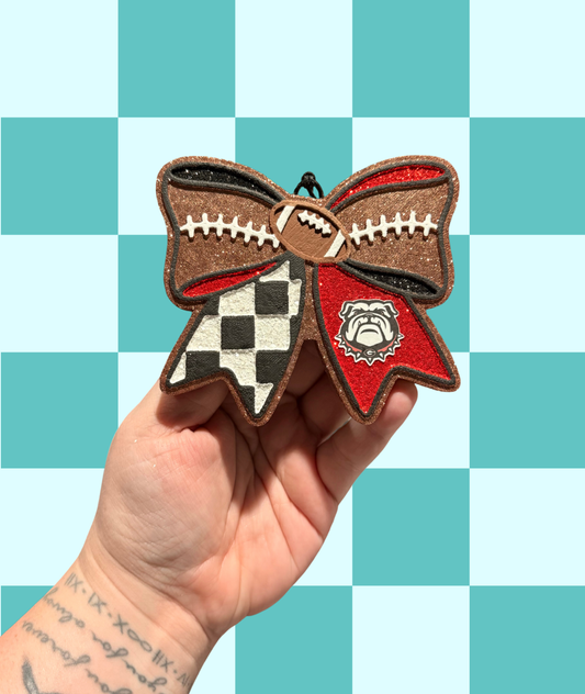 Georgia Football Bow Freshie