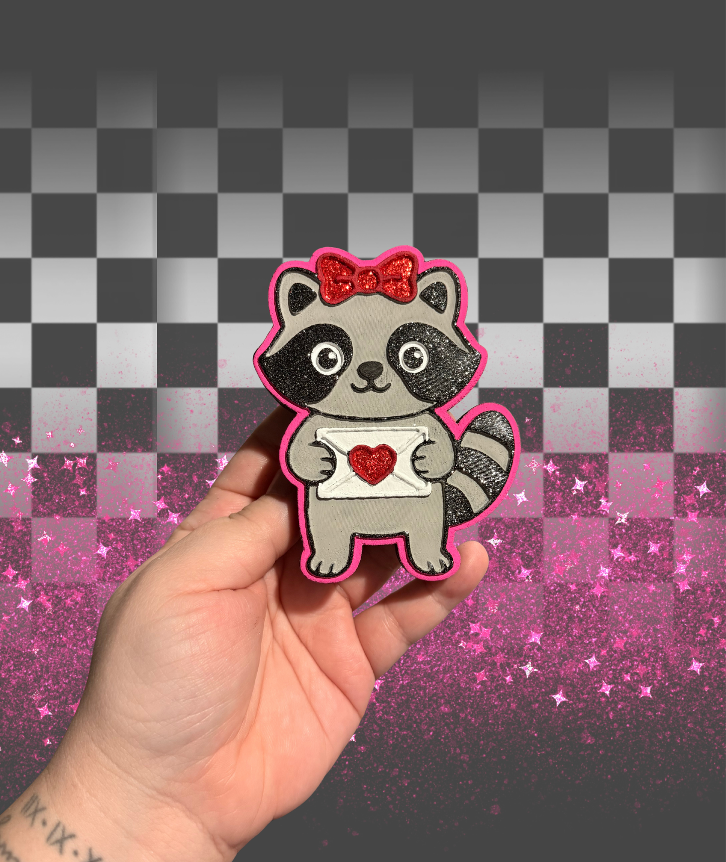 Valentine’s Raccoon Freshie