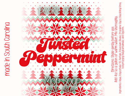 Twisted Peppermint Mop Soap-16oz.