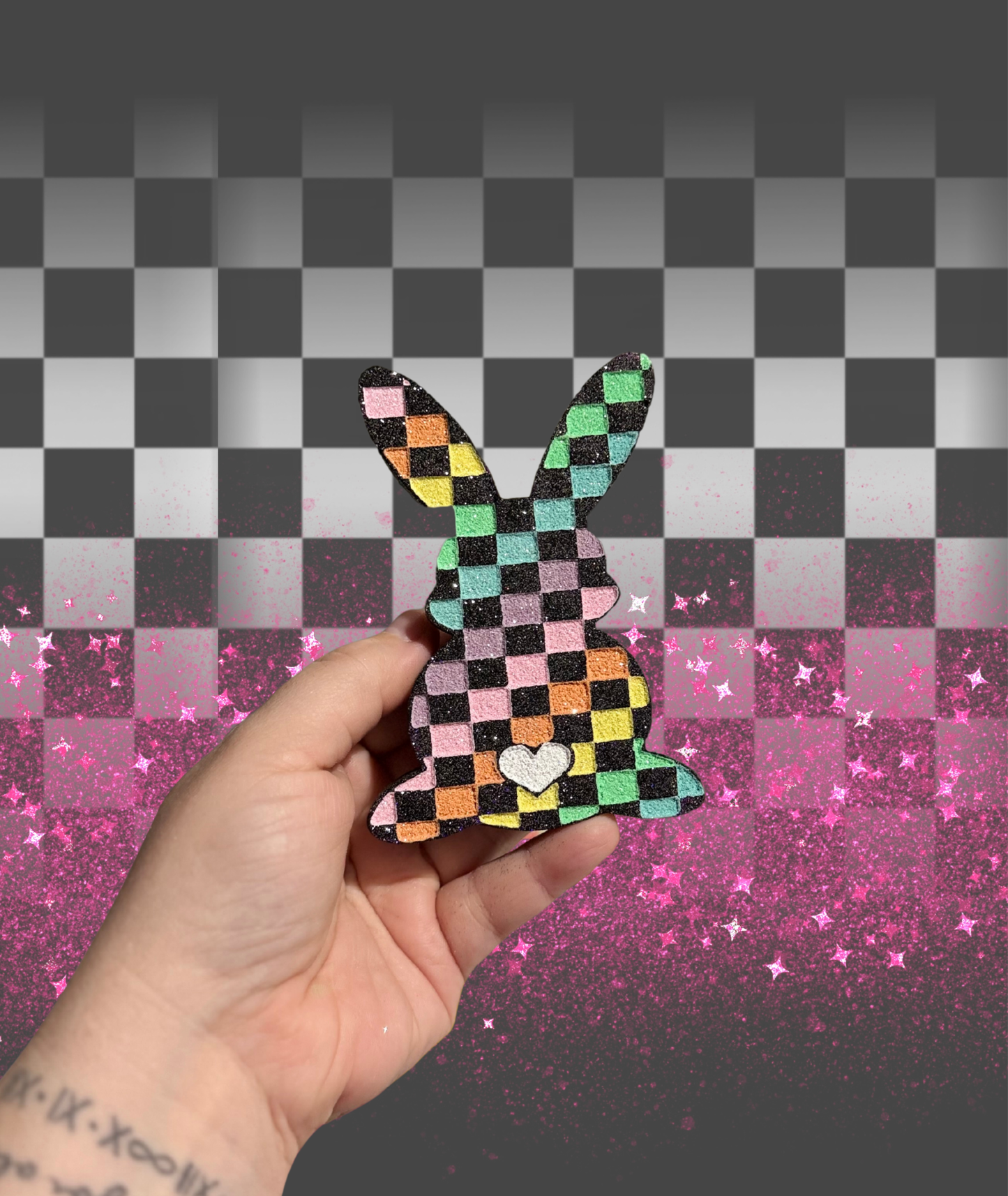 Checkered Bunny Freshie