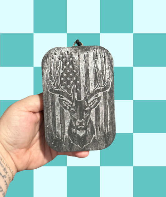 Deer Flag Freshie