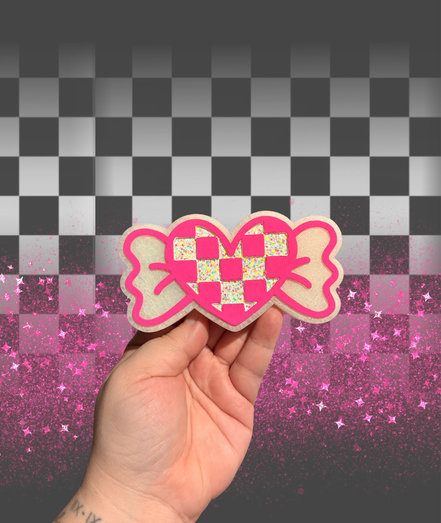 Checkered Candy Freshie