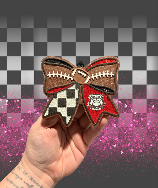 Georgia Football Bow Freshie