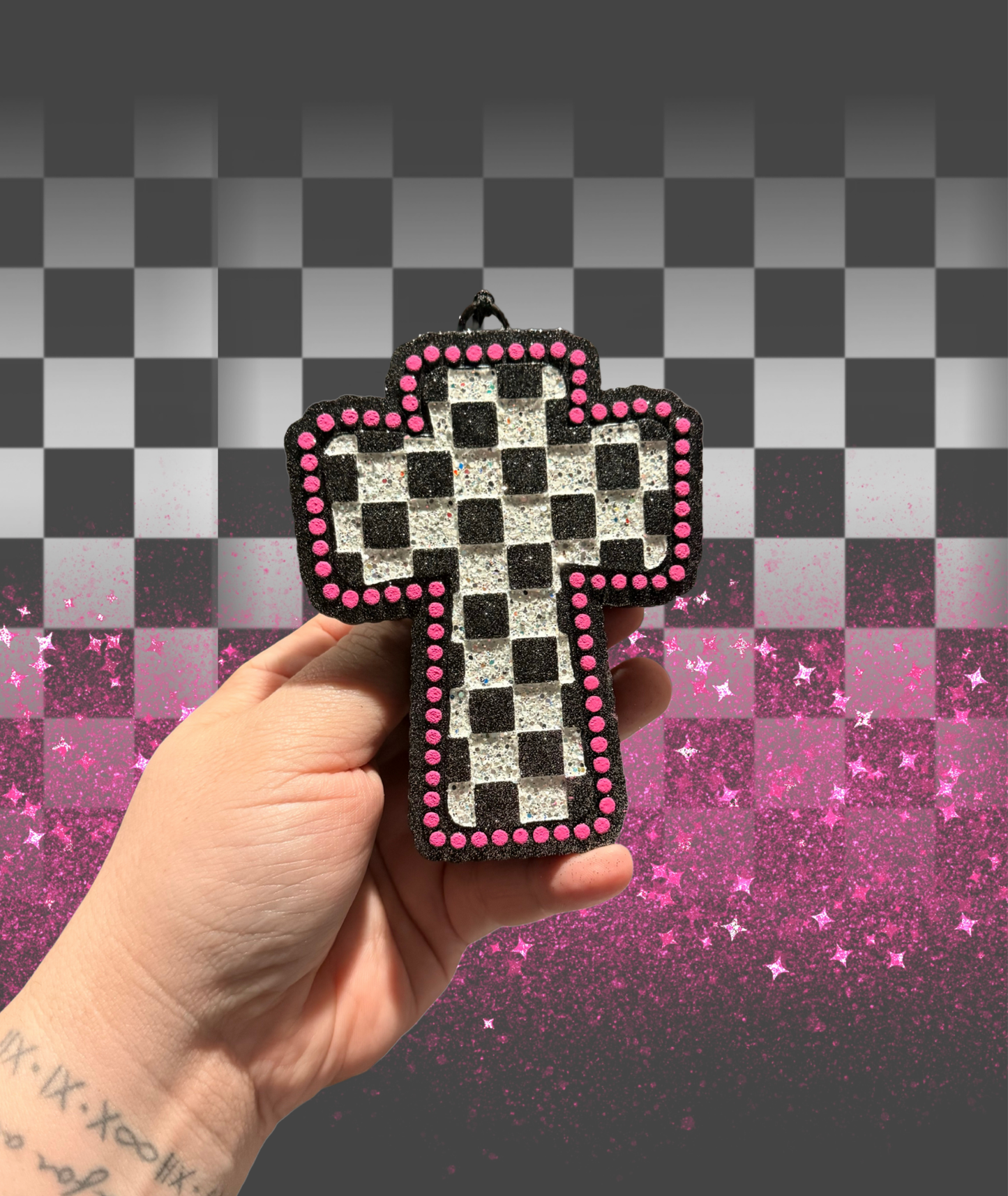 Checkered Cross Freshie